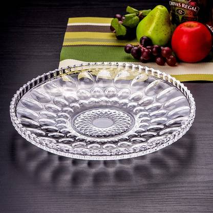 happy penguin Designer Shallow Food Serving Plate Tray