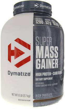 DYMATIZE Super Weight Gainer/Mass Gainer 6LBS Chocolate Weight Gainers/Mass Gainers
