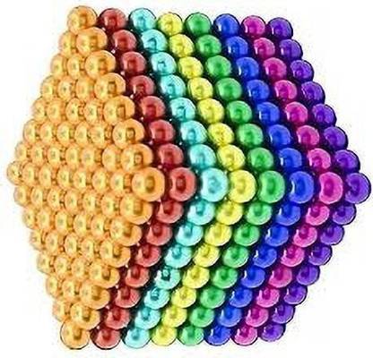 GAZE Latest 8X8 cube of 8 colors 5mm Magnetic Balls- Play with your Imagination