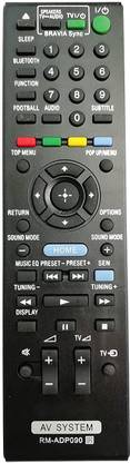 LipiWorld RM-ADP090 Blu-Ray Home Cinema (HBD-E2100 DBD-E3100 BDV-E4100 BVD-E6100) AV System Remote Control Compatible for  Sony Remote Controller