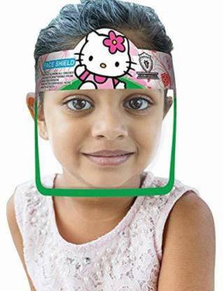 DEE Sons Face Shield For Kids Cartoon Printed Face Shield For Kids Safety Cap Face Shield For Kids Cartoon Printed Face Shield For Kids Safety Cap Safety Visor