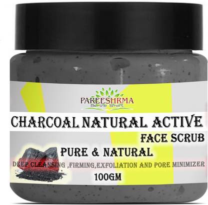 Pareeshrma charcoal scrub Acne Removal Pockmark Whitening Moisturizing Scrub Emulsion Face Handmade natural  Scrub