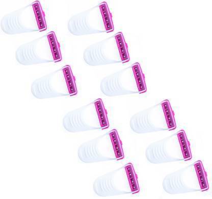 HNB23 STAINLESS STEEL BLADE PLAT COATED SINGLE EDGED RAZOR (Pack of 12), Women