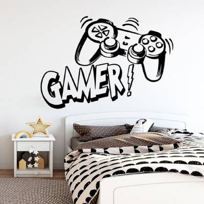 amazinghub 66 cm a-game Self Adhesive Sticker