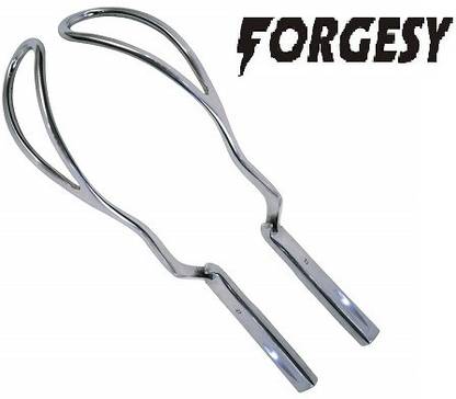Forgesy Low Forceps Set of 2 (Left & Right) For Delivery Utility Forceps