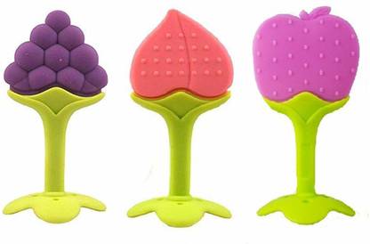 Atipriya Non Toxic Toddler and Infant Baby Tooth Baby Toy Textured Silicone Teether
