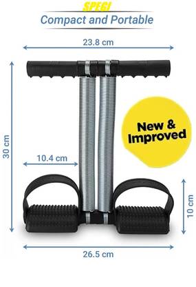 Spegi gear Double Spring Tummy Trimmer, Ab Exerciser - Multipurpose Fitness Equipment Ab Exerciser