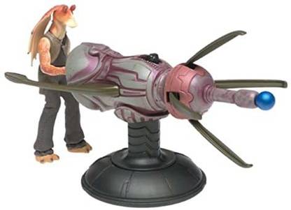 STAR WARS Gungan Assault Cannon with Jar Jar Binks