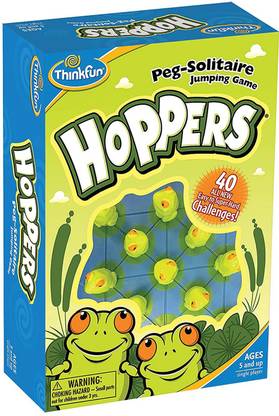 ThinkFun Hoppers Logic Game - Teaches Critical Thinking Skills Through Fun Gameplay Party & Fun Board Game