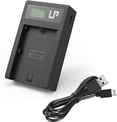 Priyam LC E6E battery charger for LP-E6 Battery - for LP-E6, LP-E6N and Canon EOS 5DS R, EOS 5DS, EOS 5D Mark III, EOS 5D Mark II, EOS 6D, EOS 7D, EOS 7D Mark II, EOS 60D, EOS 60Da, EOS 70D  Camera Battery Charger