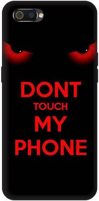 Phone Milaley.com Back Cover for Realme C2 (Don’t touch my phone back cover