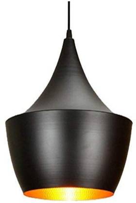 LazyHomez E26/E27 Single Head Vintage Black Metal Big Hanging Light Pendant Ceiling Light Lamp (Bulb not Included) Pendants Ceiling Lamp