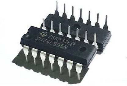 jivith 74LS95 4-BIT SHIFT REGISTER / PARALLEL IN AND SERIAL OUT Electronic Components Electronic Hobby Kit