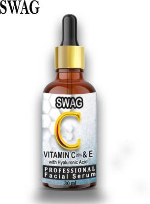 Swag Pure Vitamin C Serum For Skin Whitening & Instant Fairness, Dark Circle Remove and Anti Aging Serum