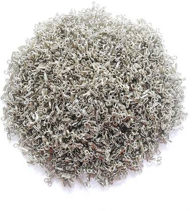 Crafto Metal Blouse Hook for Tailoring and Embroidery (Silver) Hook Eye