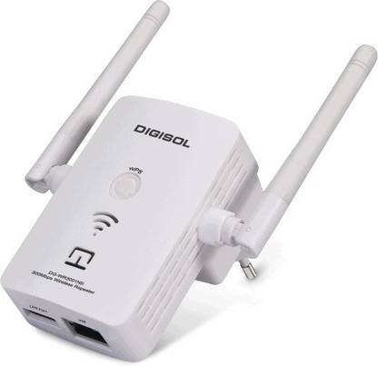 DIGISOL DG-WR3001NE (H/W Ver. A1) – 300mbps Wireless Repeater Wireless Router 2.4 GHz 300 Mbps Wifi Speed Single Band External Antenna Access Point Mode