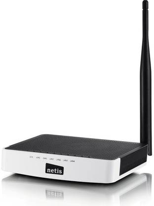 NETIS WF2411 Wireless-N Network Router w/Function Wireless Router 2.4 GHz 300 Mbps Wifi Speed Single Band Internal & External Antenna Both (Ethernet and ADSL)