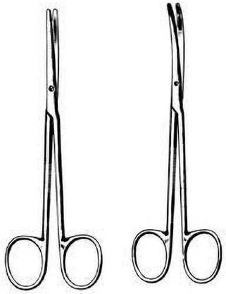 Forgesy Metzenbaum Scissors Straight & Curved 6" Metzenbaum Scissors