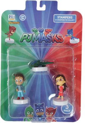 Pj Masks Stampers Blister 3 (S1) - Gekko Mobile, Conor, Amaya ...