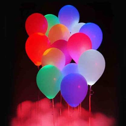 PartyDome Solid Normal LED Balloon