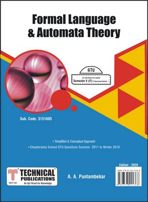 Formal Language and Automata Theory For GTU (Semester - V IT - 3151605)