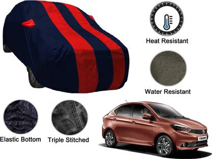 NIKS Car Cover For Tata Tigor (With Mirror Pockets)