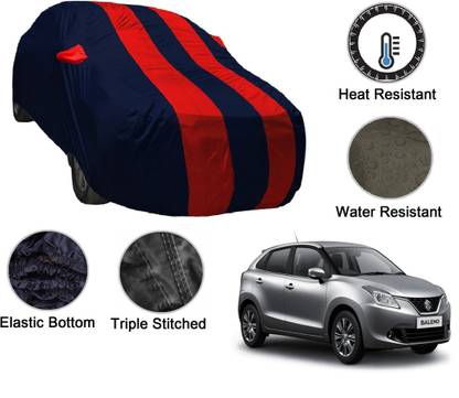 MOCKHE Car Cover For Maruti Suzuki Baleno (With Mirror Pockets)
