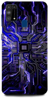 Inditex Back Cover for Samsung Galaxy M31 CHIP, ELECTRONIC, RETRO, TECHNOLOGY, CIRCUIT, chip circuit