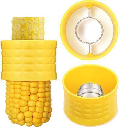 Lucifer One-Step Corn Kerneler/ Corn Cutter Corn Slicer Corn Grater & Slicer