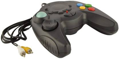 98800 in 1 Video Game Pad Direct AV Inputs Single Player Games of Combat, Racing, Action, Like Super Mario, Contra, F1 Racing, Aladin, & Lot More (Black) Limited Edition