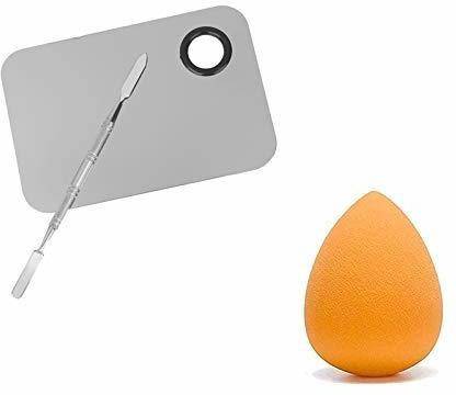 Utrust Makeup Sponge With Square Shape Makeup Palette And Spatula