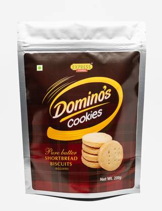 Domino's Shortbread Biscuits (Eggless) 200g Cookies Biscuit