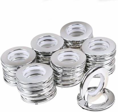 uniquella Premium Pack of 24 Curtain Rings Silent Movement For Door and Window Curtain Ring