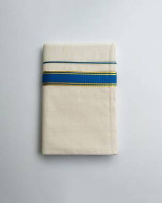 Chithra Fabrics Premium Wedding Dhoti Solid, Self Design Men Dhoti
