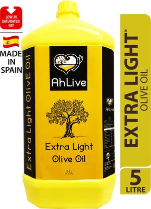ahlive Extra Light Olive Oil, Ideal for All Indian Cooking, (Imported from Spain ) Olive Oil Jar
