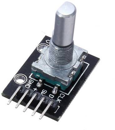 Robotbanao MO50 Rotary Decoder Encoder Module KY-040 for Arduino Educational Electronic Hobby Kit