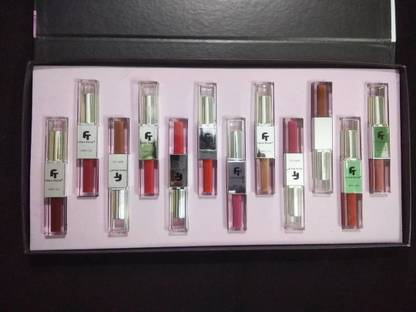 facetech face tech 2 in 1 lipstick with lip gloss 12 piece in box