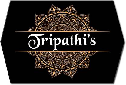 Midas Craft Polypropylene Artistic Design Name Plate