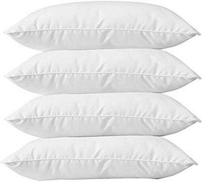Algrow Polyester Fibre Solid Sleeping Pillow Pack of 4