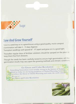 VibeX High Germination Sage Herb Seeds Seed