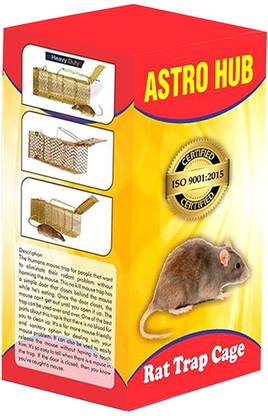 THE ASTRO HUB Rat, Rodent, Mouse Trap/ Catcher Iron Big Size Live Trap