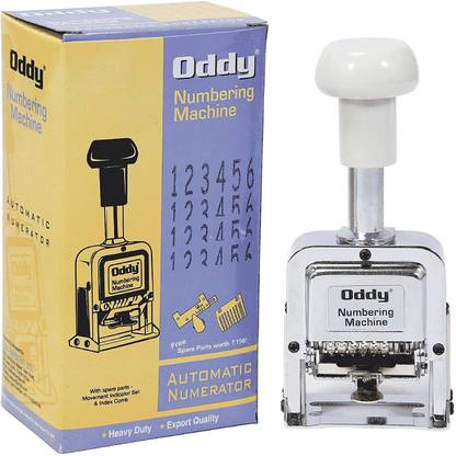Oddy Numbering Machine 6 Digits Number stamp