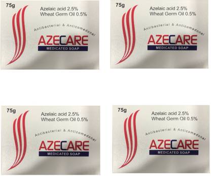 AZECARE MEDICATED SOAP PACK OF 4