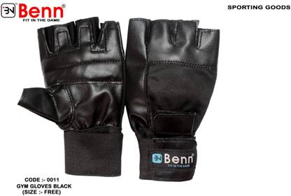 benn gym gloves black color pack of 1 Gym & Fitness Gloves