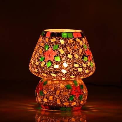 AFAST Decorative Colourful Glass Mosaic Table Lamp Table Lamp