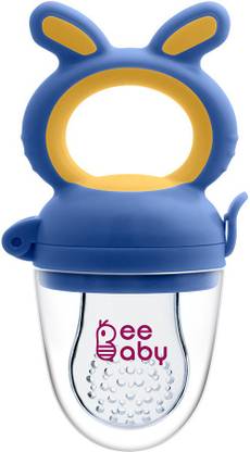 Beebaby Chewy Food & Fruit Silicone Nibbler with Extra Silicone Mesh. 3M+ Feeder