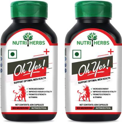 Nutriherbs Oh Yes Plus Boosts Strength, Stamina, Energy and Improves Vitality