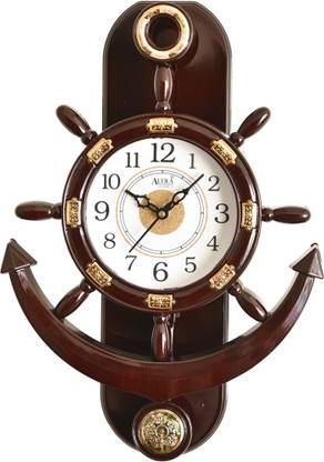 H&R Decor Analog 10 cm X 40 cm Wall Clock