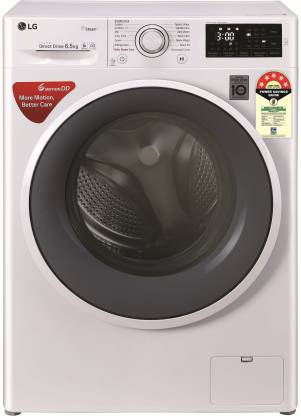 LG 6.5 kg with Inverter Fully Automatic Front Load Washing Machine with In-built Heater White