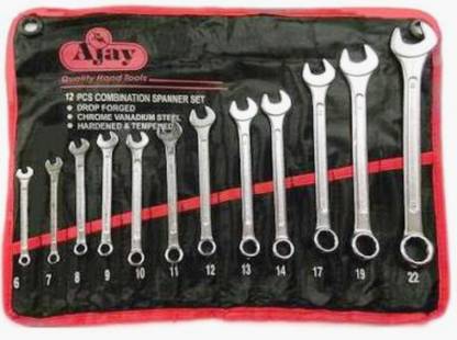 AJAY Combination Spanner Set 6-22mm Double Sided Combination Wrench